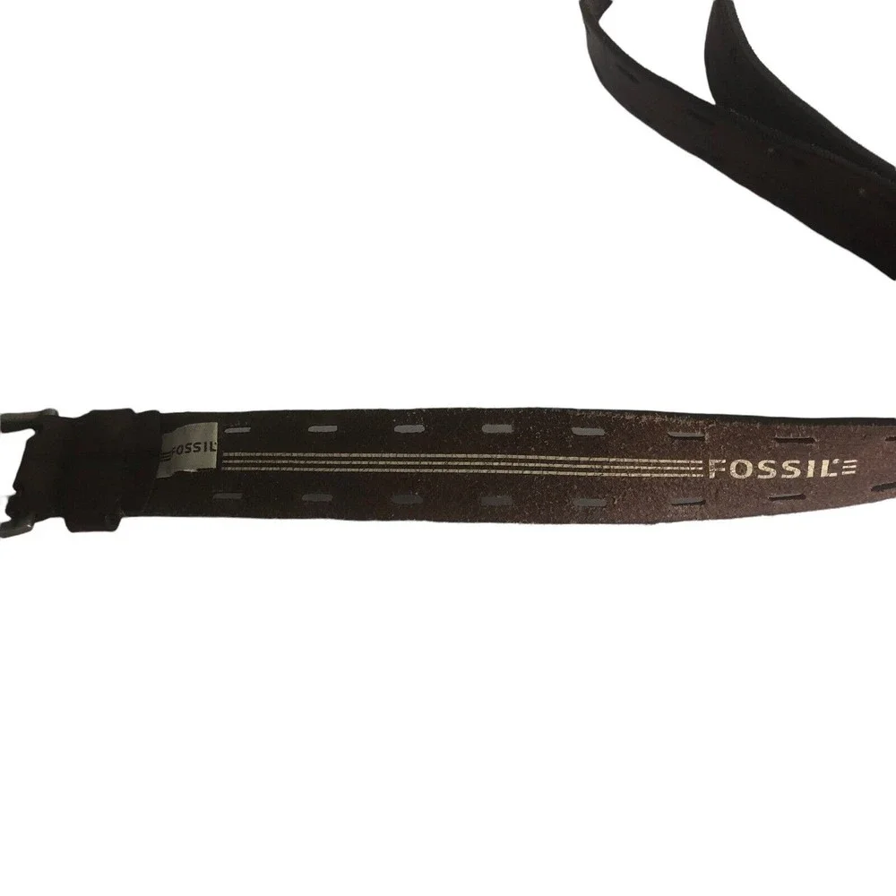 Fossil Men's Size 42 Brown Leather Belt
